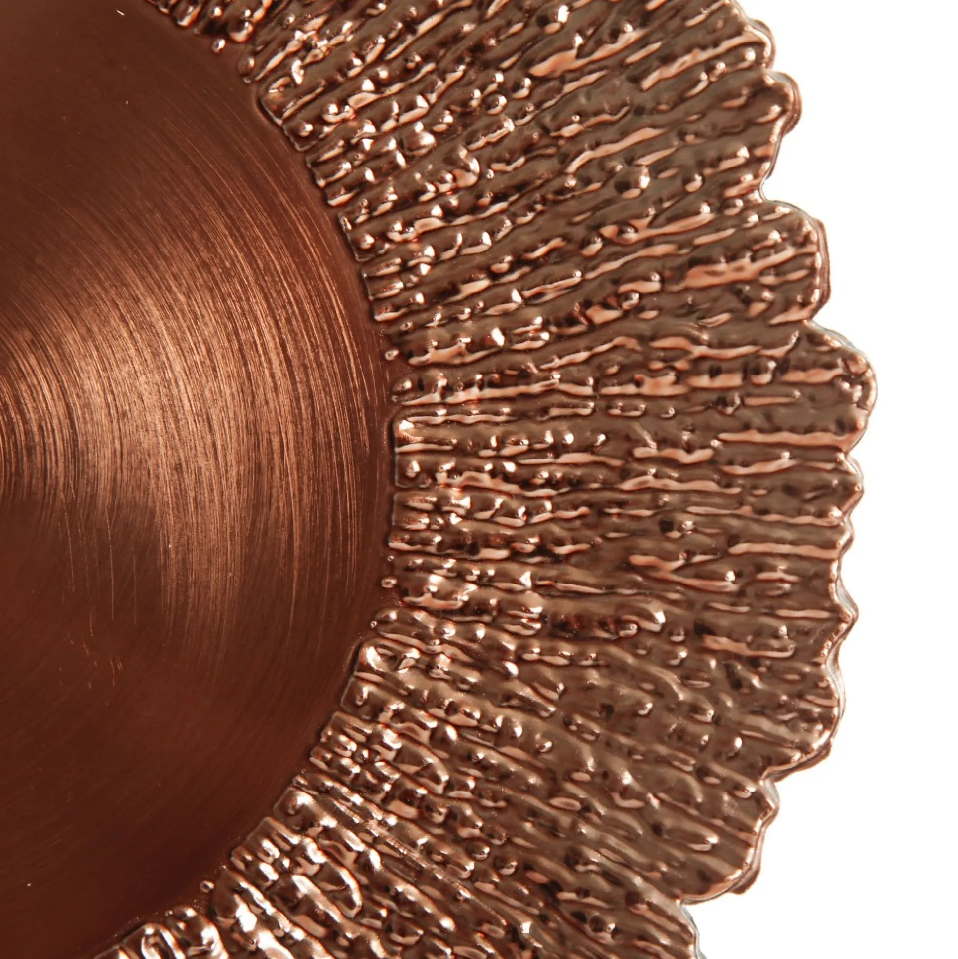 Rose Gold Sunburst Christmas Charger Plate Christmas Table Decor|