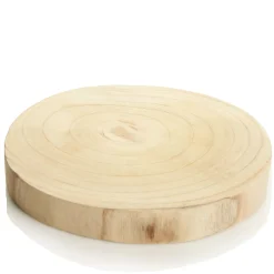 Round Natural Wood Timber Slice Christmas Table Decor|