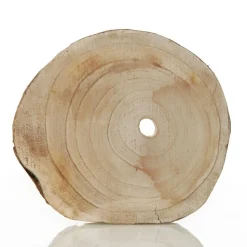 Round Natural Wood Timber Slice Christmas Table Decor|