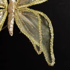 Sage Green and Sequin Delicate Butterfly Butterflies And Birds|