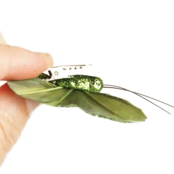 Sage Green Glitter Sheer Butterfly Clip Butterflies And Birds|