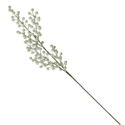 Sage Green Pearl Glitter Berry Spray Christmas Sprays|