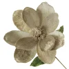 Sage Mixed Petal Magnolia Flower Stem with Beads Christmas Flowers|