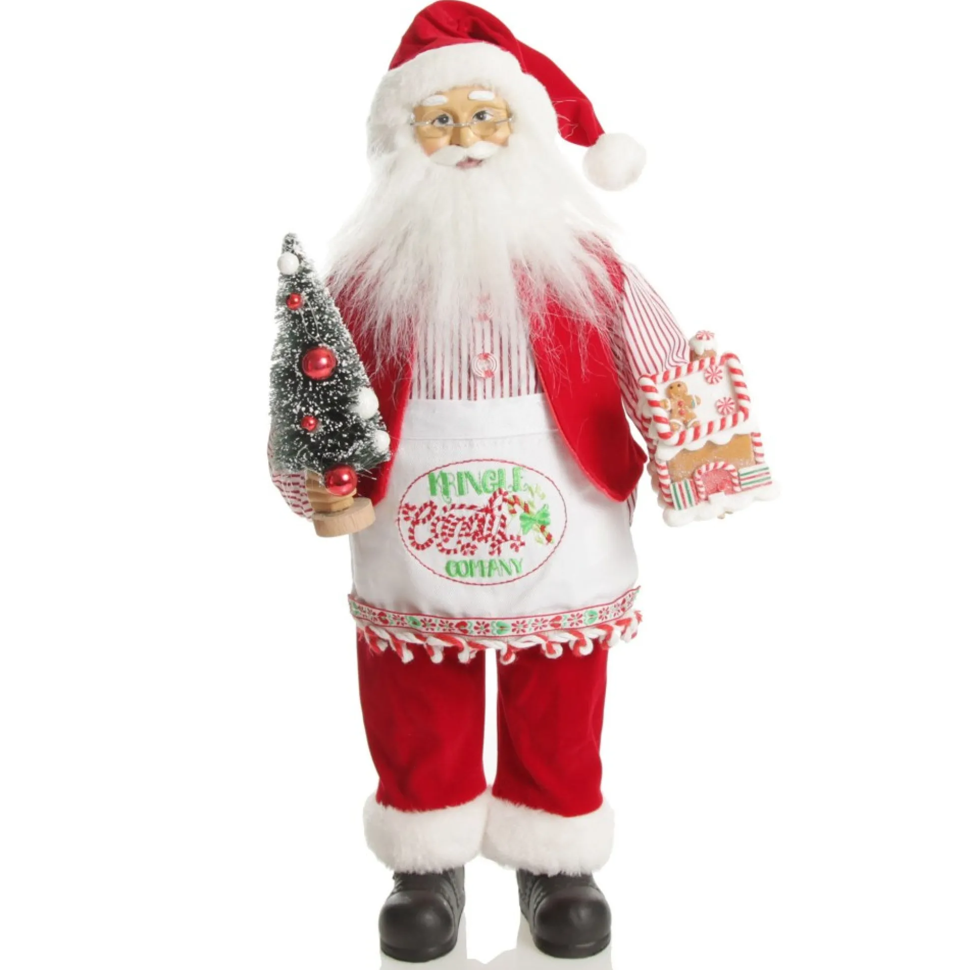 Santa Baking Christmas Ornament Christmas Figurines|
