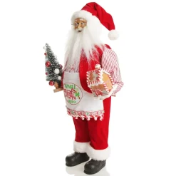Santa Baking Christmas Ornament Christmas Figurines|