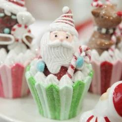 Santa Cupcake Christmas Tree Decoration Christmas Tree Decorations|