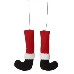 Santa Hat & Legs Pick Set Christmas Tree Picks|