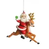 Santa Riding Bambi Hanging Christmas Decoration Christmas Tree Decorations|