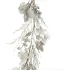 Silver and White Frost Christmas Garland Christmas Garlands|