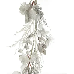 Silver and White Frost Christmas Garland Christmas Garlands|
