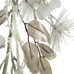 Silver and White Frost Christmas Garland Christmas Garlands|