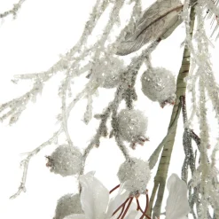 Silver and White Frost Christmas Garland Christmas Garlands|