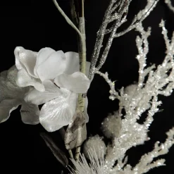 Silver and White Frost Christmas Garland Christmas Garlands|