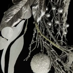 Silver and White Frost Christmas Garland Christmas Garlands|