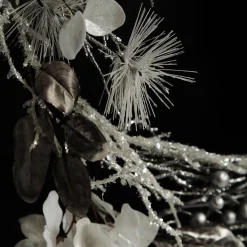 Silver and White Frost Christmas Garland Christmas Garlands|