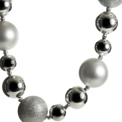 Silver Bauble Christmas Garland Tree Garlands|