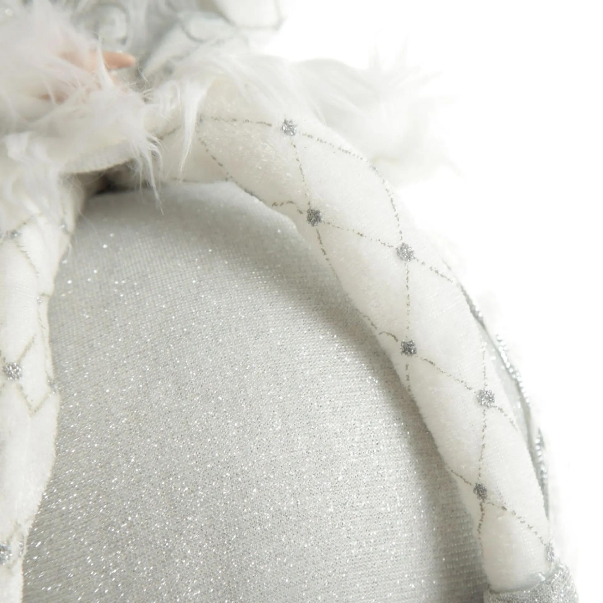 Silver Elf on Bauble Christmas Ornament Christmas Elves And Fairies|