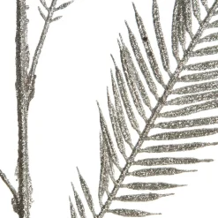 Silver Glitter Feather Spray Christmas Sprays|