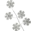 Silver Glitter Snowflake Christmas Spray Christmas Tree Picks|