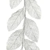 Silver Mesh Palm Leaf Christmas Garland Christmas Table Centrepieces|