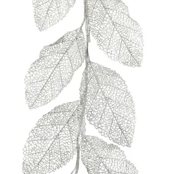 Silver Mesh Palm Leaf Christmas Garland Christmas Table Centrepieces|