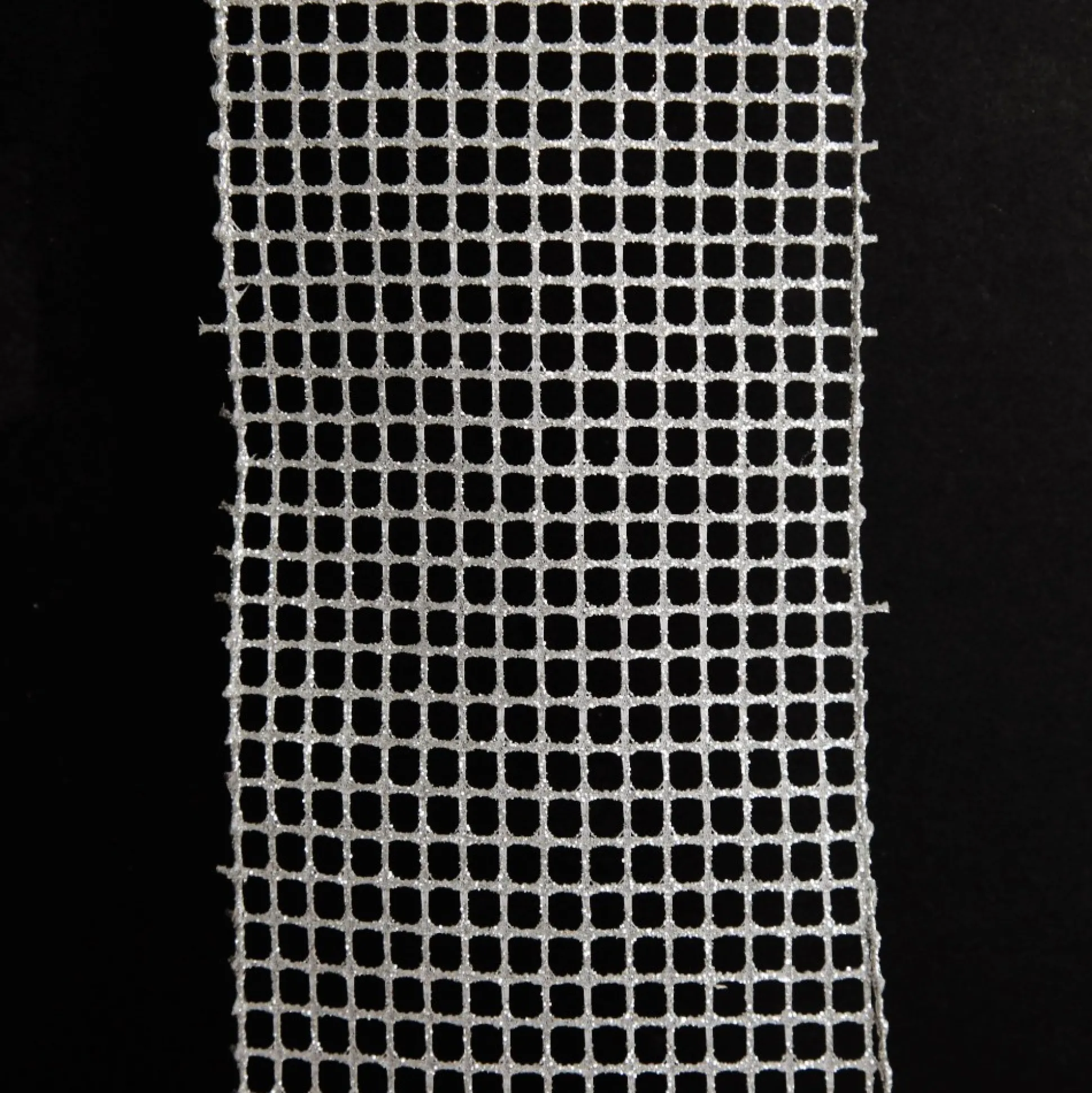 Silver Mesh Wired Christmas RIbbon Garland Tree Garlands|