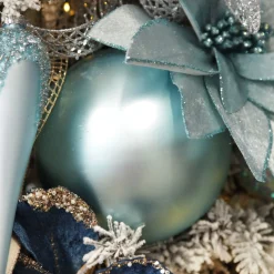 Sky Blue Jumbo Shatterproof Christmas Bauble Decoration Shatterproof Baubles|