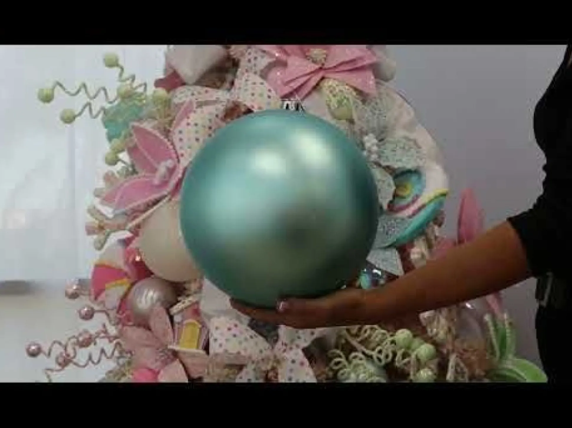 Sky Blue Jumbo Shatterproof Christmas Bauble Decoration Shatterproof Baubles|