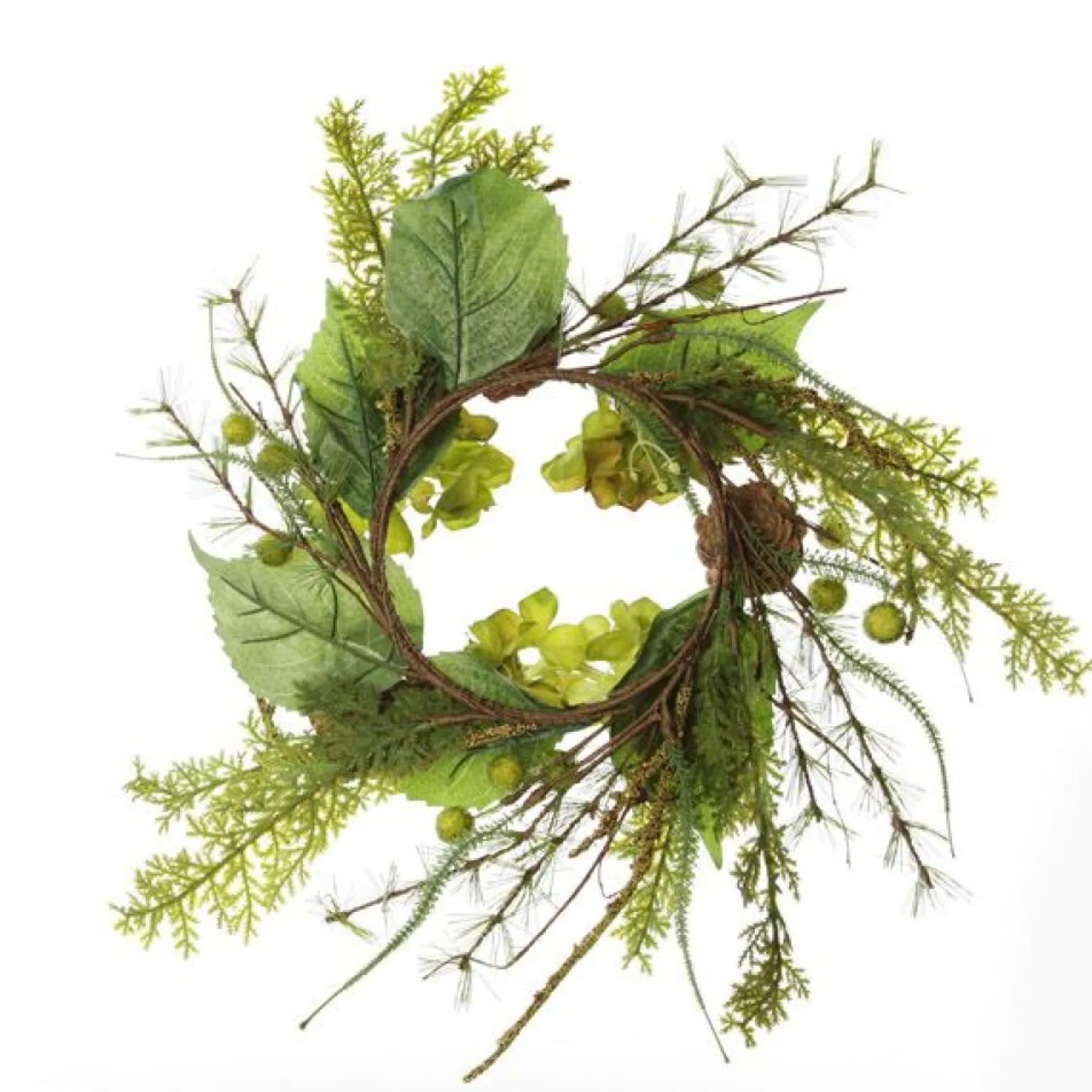 Small Fresh Hydrangea Christmas Wreath Christmas Wreaths|