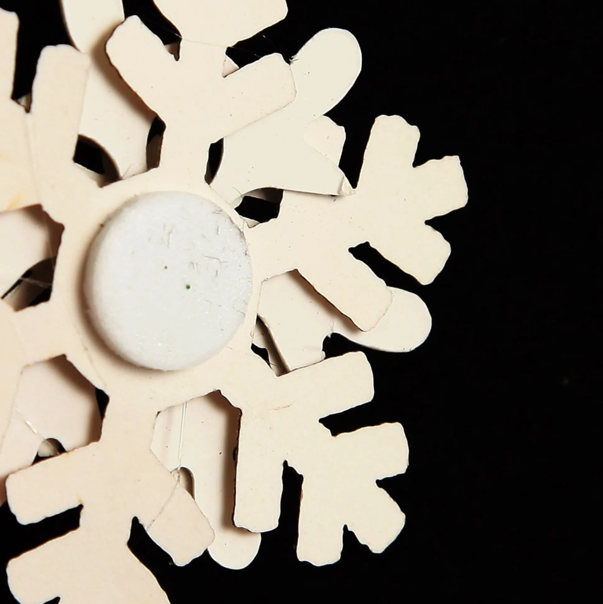 Snowflake Embellishment Craft Stickers - Pack of 5 Christmas Craft Supplies|