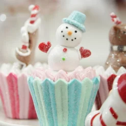 Snowman Cupcake Christmas Tree Decoration Christmas Tree Decorations|