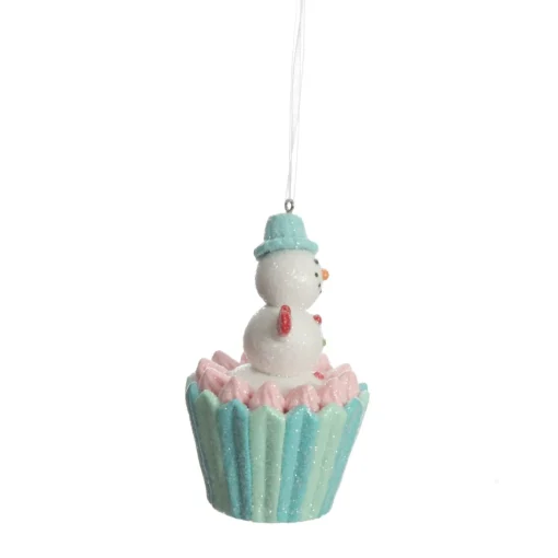 Snowman Cupcake Christmas Tree Decoration Christmas Tree Decorations|