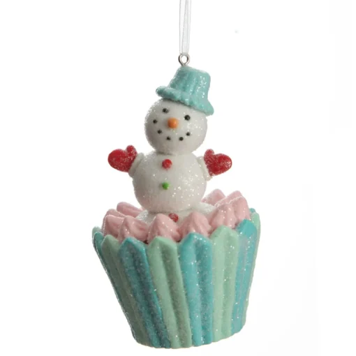 Snowman Cupcake Christmas Tree Decoration Christmas Tree Decorations|