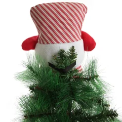 Snowman Head Striped Tree Topper Tree Toppers|