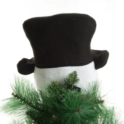 Snowman Head Tartan Tree Topper Tree Toppers|