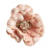 Soft Pink Velvet Magnolia Flower Clip Christmas Flowers|