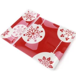Square Glass Christmas Platter Christmas Table Decor|