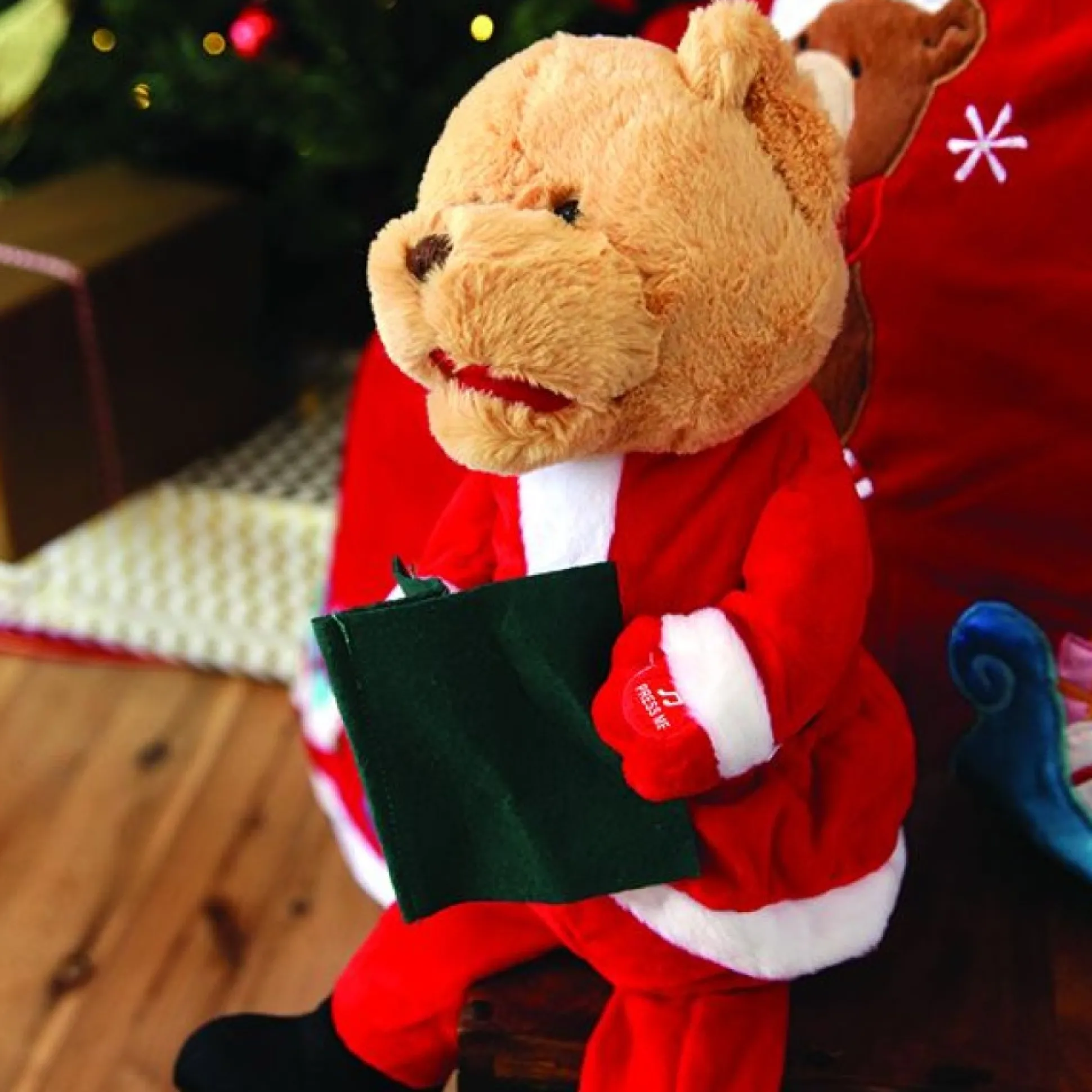 Story Telling Christmas Teddy Bear Christmas Ornaments|