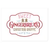 Sweet Gingerbread Christmas Poster Christmas Prints|