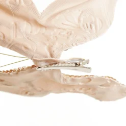 Taupe Sequin and Jewel Butterfly Clip Butterflies And Birds|