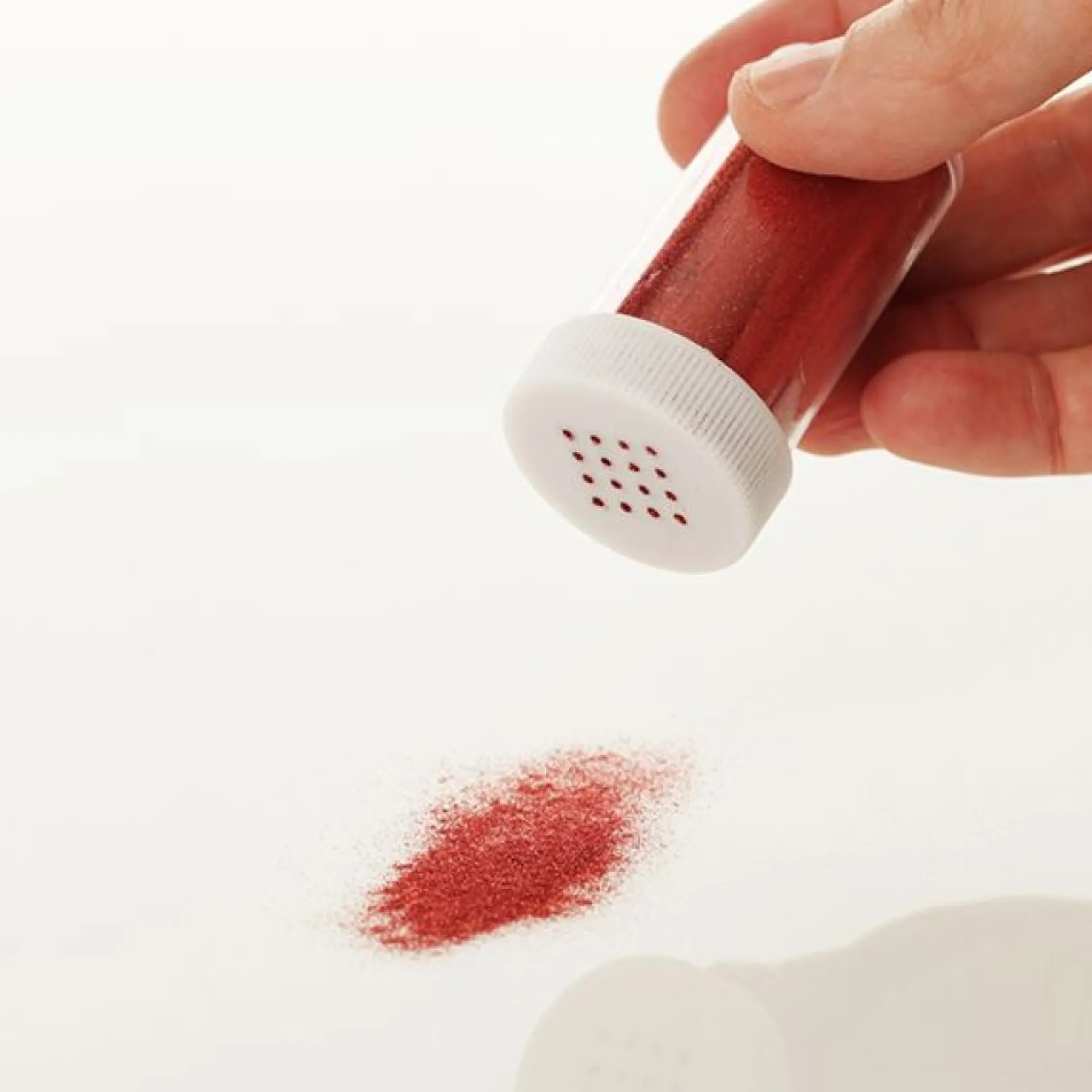 * Christmas Craft Supplies|The Christmas Cart Red Glitter Vial