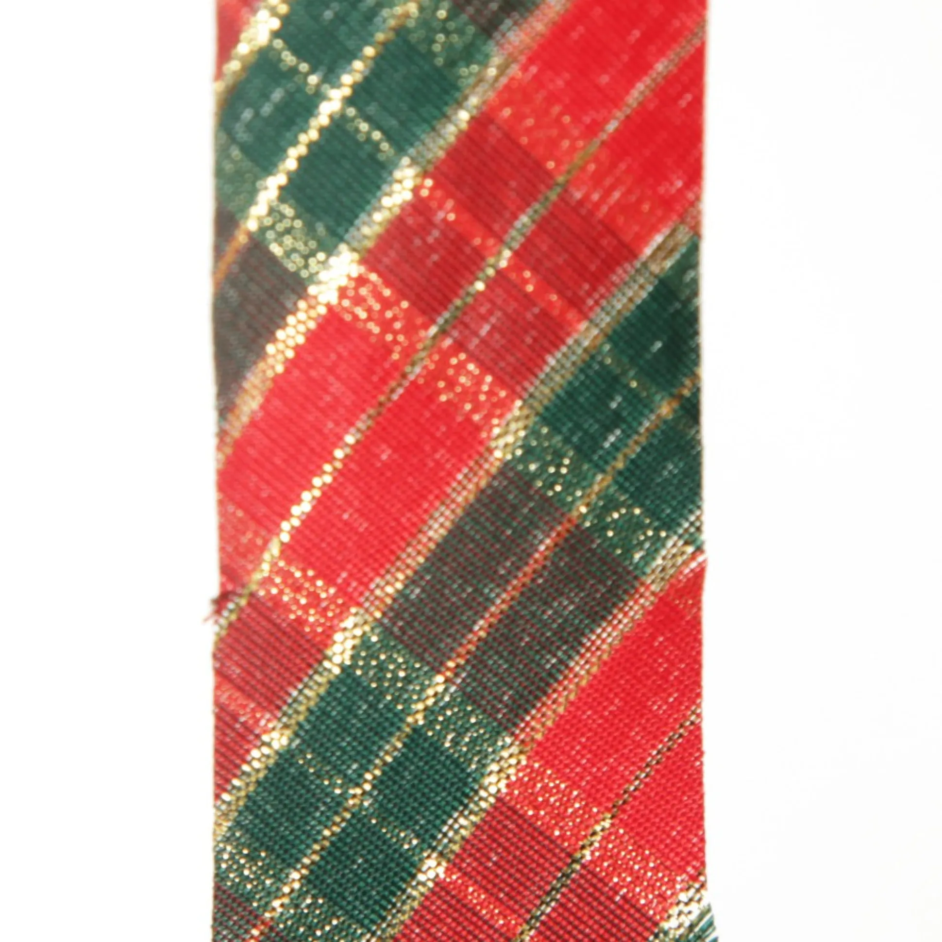 Three Assorted Burgundy and Tartan Ribbons Ribbons|