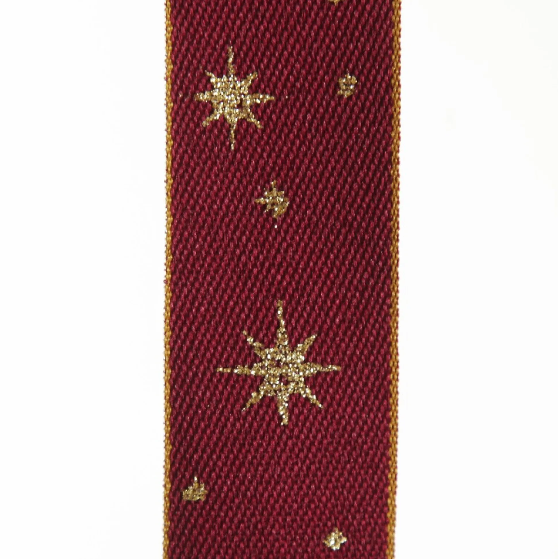 Three Assorted Burgundy and Gold Ribbons Ribbons|