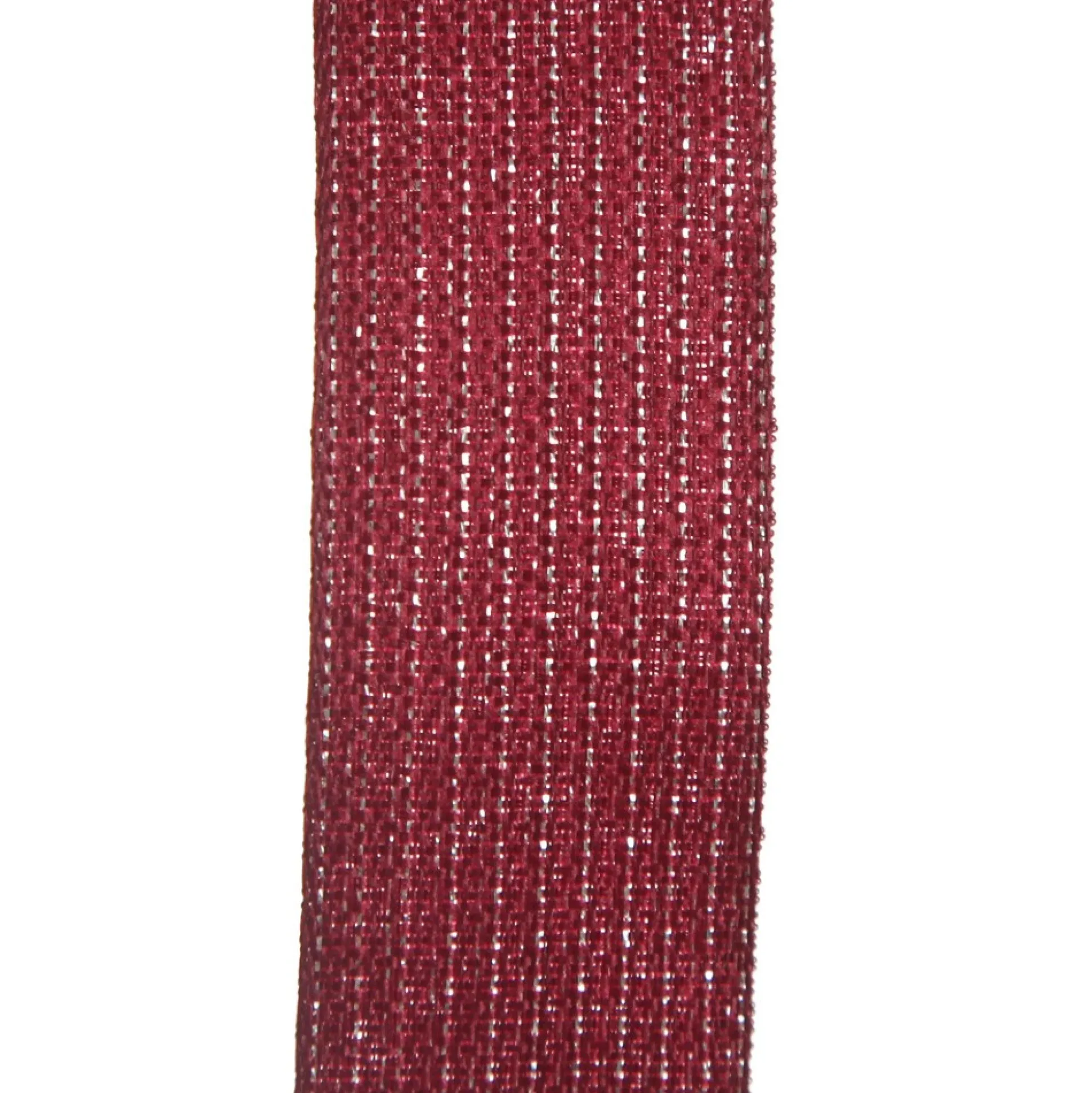 Three Assorted Burgundy Tartan and Braid Christmas Ribbons Ribbons|