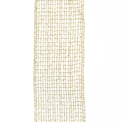 Three Assorted Ivory and Champagne Mesh and Glitter Dots Christmas Ribbons Ribbons|