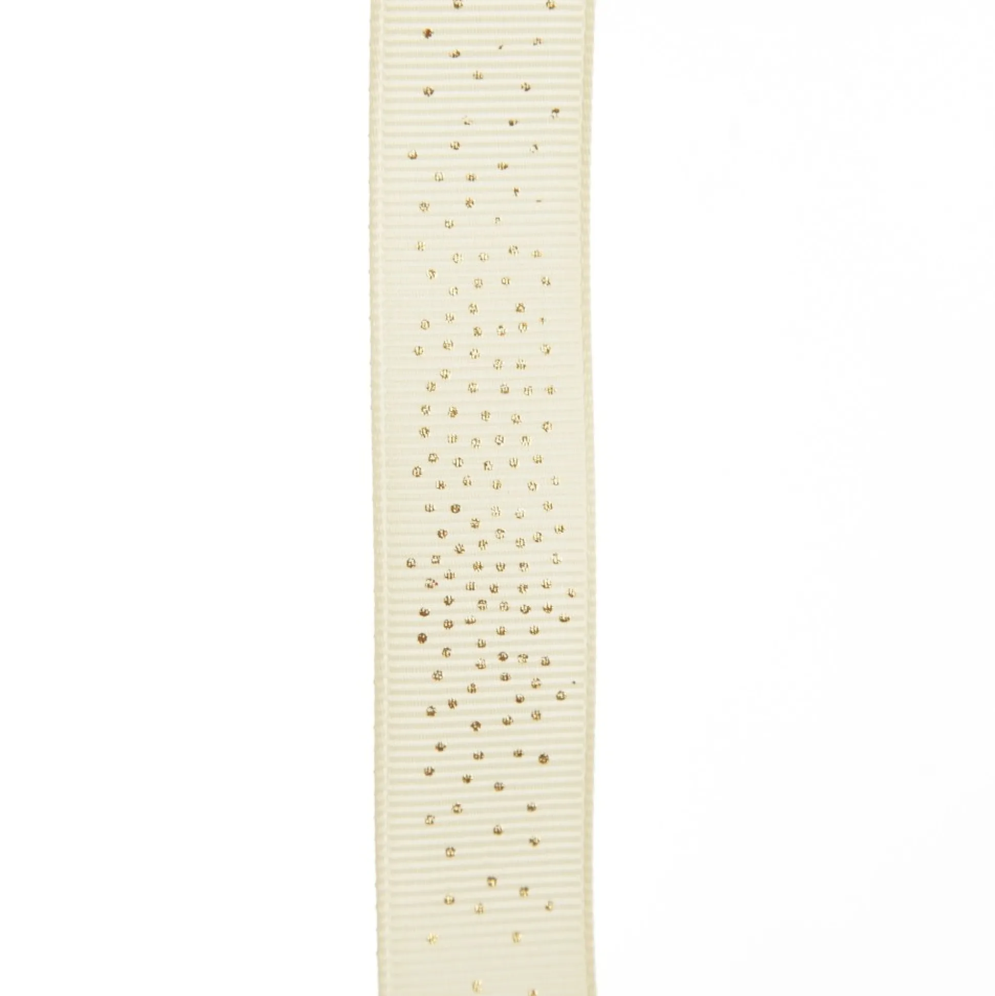 Three Assorted Ivory and Champagne Mesh and Glitter Dots Christmas Ribbons Ribbons|