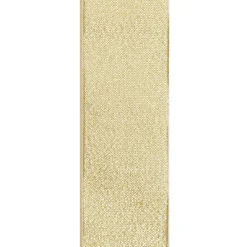 Three Assorted Ivory and Champagne Braid and Glitter Christmas Ribbons Ribbons|