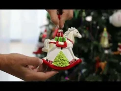 Traditional Christmas Rocking Horse Tree Decoration Christmas Tree Decorations|
