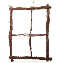 Twig Window Diy Wreaths|