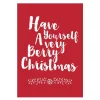 Very Berry Christmas Poster Print Christmas Prints|